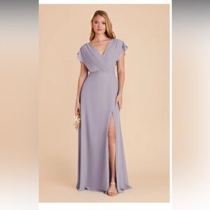 Birdy Grey Bridesmaid Dress - Violet Chiffon Dress - Dusty Lilac
